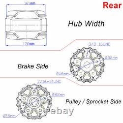 16x3.5 Fat Spoke Wheels Rims Set for Harley Touring Bagger Road King Glide 00-08