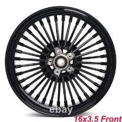 16x3.5 Fat Spoke Wheels Rotors for Harley Touring Bagger Electra Glide 00-07 FLT
