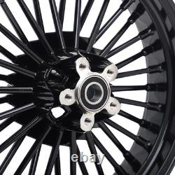 16x3.5 Fat Spoke Wheels Rotors for Harley Touring Bagger Electra Glide 00-07 FLT