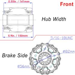16x3.5 Front Rear Fat Spoke Wheels Rims for Harley Softail Fatboy Heritage FLSTC