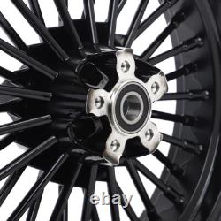 16x3.5 Front Rear Fat Spoke Wheels Rims for Harley Softail Fatboy Heritage FLSTC