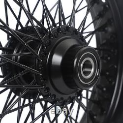 16x3.5 Front Rear Wheels Rims 72 Spoke For Harley Heritage Softail Deluxe FLSTC
