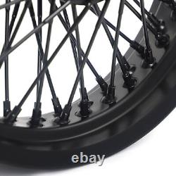 16x3.5 Front Rear Wheels Rims Hubs 72 Spokes for Harley Softail Heritage Classic