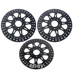 16x3.5 Front Rear Wheels Rims Rotors for Harley Touring Baggers FLTR FLHT 00-07