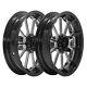 16x3.5 Front Rear Wheels Rims For Harley Touring Road Electra Glide Flht 84-08