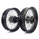 16x3.5 Spoked Wheels Rims Hubs 72 Spokes For Harley Softail Fatboy Heritage Fxst
