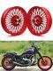 16x3.5 Wheels Rims Set 36 Fat Spokes For Harley Sportster 48 Xl1200x 2010-2020