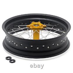 173.5 174.25 Spoke Front Rear Wheel Gold Hubs Black Rims for Sur-Ron Ultra Bee