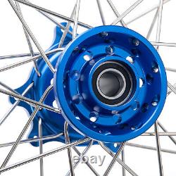 173.5 174.25 Spoke Front Rear Wheels Blue Hubs Black Rims for Surron Ultra Bee