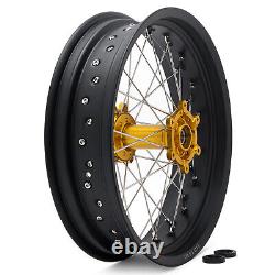 173.5 174.25 Spoke Front Rear Wheels Gold Hubs Black Rims for Surron Ultra Bee