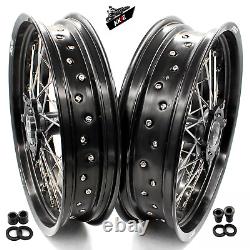 17Inch Supermoto Wheels Alloy Rims For SUZUKI DRZ400E DRZ400S DRZ400SM DRZ400