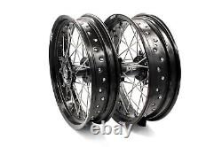 17Inch Supermoto Wheels Alloy Rims For SUZUKI DRZ400E DRZ400S DRZ400SM DRZ400