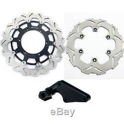 17 & 17 Supermoto Spoked Wheel Set Hubs Rims Rotors Yamaha YZ250F YZ450F 09-13