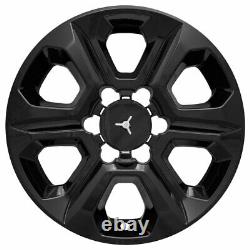 17 6 Spoke Gloss Black Wheel Skins for 2014-2019 Toyota 4Runner SR/SR5