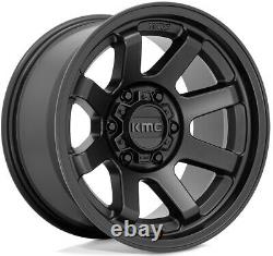 17 All Black Wheels Rims F-150 F150 Trail Km723 Fuel Method XD Off Road