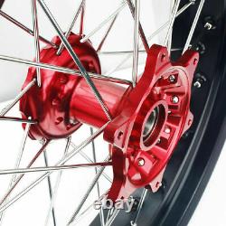 17 Complete Front & Rear Wheels Cush Drive for Suzuki DRZ400 DRZ400E DRZ400S/SM