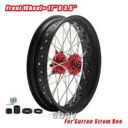 17x3.5 +17x4.25 Front Rear Spoke Wheels Rim Hub Set for SUR-RON Storm Bee E-Bike