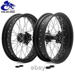 17x3.5 17x4.25 Spoke Front Rear Wheels Rims Hubs Set For SUR-RON Ultra Bee 23-up