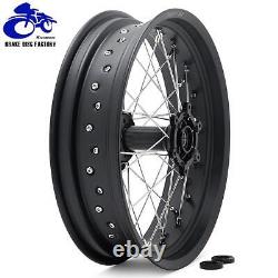 17x3.5 17x4.25 Spoke Front Rear Wheels Rims Hubs Set For SUR-RON Ultra Bee 23-up