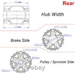 18X3.5 Fat Spoke Wheels Rims Set for Harley Road King Glide Street Glide 00-07