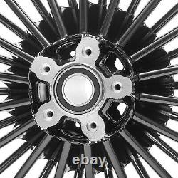 18X3.5 Fat Spoke Wheels Rims Set for Harley Road King Glide Street Glide 00-07