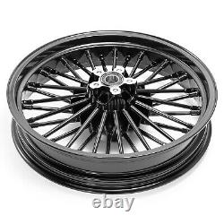 18X3.5 Fat Spoke Wheels Rims Set for Harley Road King Glide Street Glide 00-07