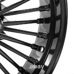 18X3.5 Fat Spoke Wheels Rims Set for Harley Road King Glide Street Glide 00-07