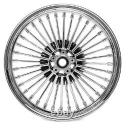 18X3.5 Fat Spoke Wheels Rims Set for Harley Softail Heritage Deluxe Custom FXST