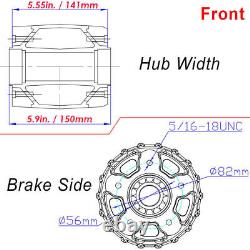 18X3.5 Fat Spoke Wheels Rims Set for Harley Softail Heritage Deluxe Custom FXST