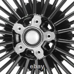 18X3.5 Fat Spoke Wheels Rims for Harley Softail Heritage Fatboy Custom Deluxe