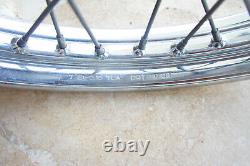 18 Front or Rear Spoke Motocycle Wheel Made in Japon 43662-808 Used