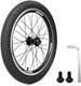 18 Inch Bicycle Front Wheel 14gx32h Spokes With Ed Brass Nipples 100mm Front