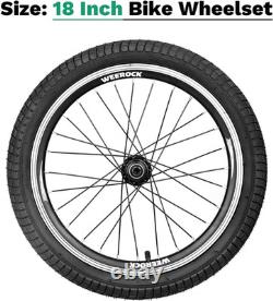 18 Inch Bicycle Front Wheel 14Gx32H Spokes with ED Brass Nipples 100Mm Front