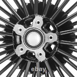 18x3.5 16x5.5 Fat Spoke Wheels Rims Set for Harley Softail Fatboy Deuce Springer