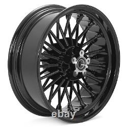 18x3.5 16x5.5 Fat Spoke Wheels Rims Set for Harley Softail Fatboy Deuce Springer