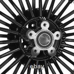 18x3.5 16x5.5 Fat Spoke Wheels Rims Set for Harley Softail Fatboy Deuce Springer
