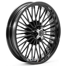 18x3.5 Fat Spoke Rims Front Rear Wheels for Harley Touring Electra Glide 00-07