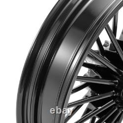 18x3.5 Fat Spoke Rims Front Rear Wheels for Harley Touring Electra Glide 00-07