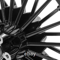 18x3.5 Fat Spoke Rims Front Rear Wheels for Harley Touring Electra Glide 00-07