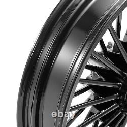 18x3.5 Front Rear Fat Spoke Wheels for Harley Touring Street Road Electra Glide