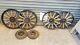 1920s Antique Ford Model T 21 Rear And Front Wood Spoke & Rim Wheels