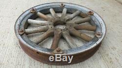 1923 1924 Buick 24 WOOD SPOKE WHEEL with RIM Original Steel Fellow Script Lugs