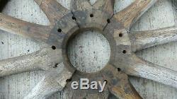 1923 1924 Buick 24 WOOD SPOKE WHEEL with RIM Original Steel Fellow Script Lugs