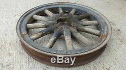 1923 1924 Buick 24 WOOD SPOKE WHEEL with RIM Original Steel Fellow Script Lugs