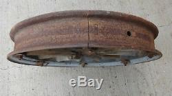 1923 1924 Buick 24 WOOD SPOKE WHEEL with RIM Original Steel Fellow Script Lugs