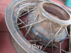 1935 Ford 16 x 4 Spoke Wire Wheels 1931 1932 Flathead A V8 Hot Rod