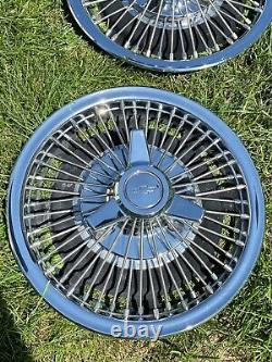 1964-1966 Chevrolet Impala Original 14 Wire Spoke Hubcap Set (4) Nova Chevelle