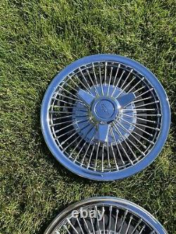 1964-1966 Chevrolet Impala Original 14 Wire Spoke Hubcap Set (4) Nova Chevelle