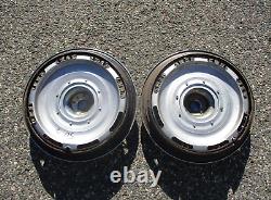 1965 1966 Chevy Chevelle Corvair 14 inch wire spoke spinner hubcaps wheel covers