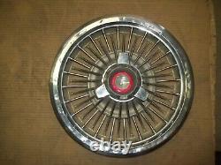1965 65 1966 66 Mercury Hubcap Rim Wheel Cover Hub Cap 15 WIRE SPOKE OE SET 978
